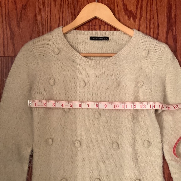 QED London Beige Long sleeved sweater - Picture 7 of 8